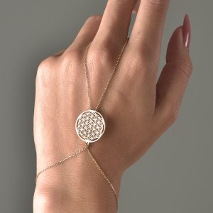 14 Ayar 2.96 gr. Yaşam Çiçeği Şahmeran
